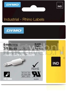 Dymo S0718280 zwart Front box