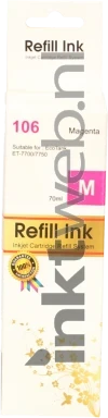 Huismerk Epson 106 Ecotank magenta Front box