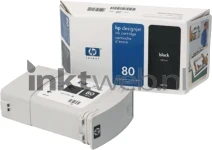 HP 80 black Combined box and product
