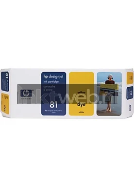 HP 81 Yellow Front box