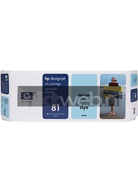 HP 81 Cyaan Light Front box