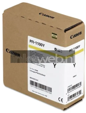 Canon PFI-1100 geel Front box