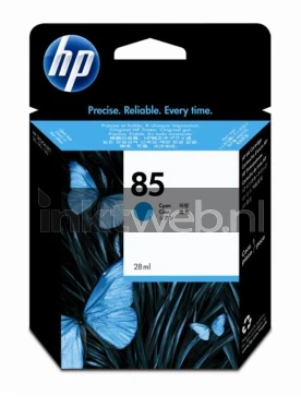 HP 85 cyan Front box