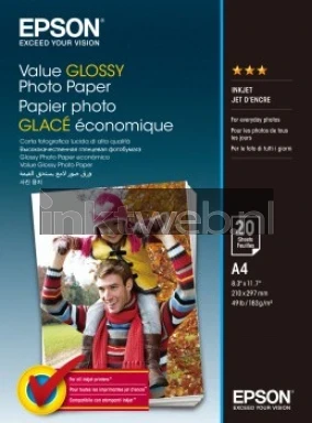 Epson Fotopapier Glans | A4 | 183 gr/m² 1 stuks