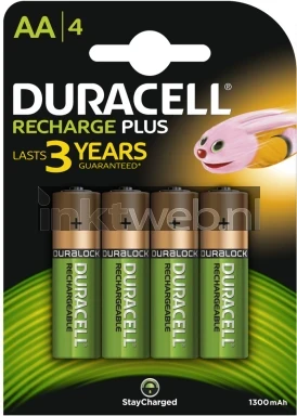 Duracell AA Rechargeable plus, 1300 mAh