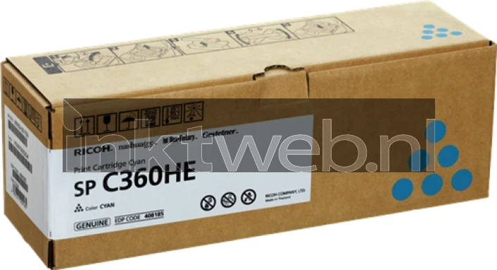 Ricoh SP C360X cyaan Front box