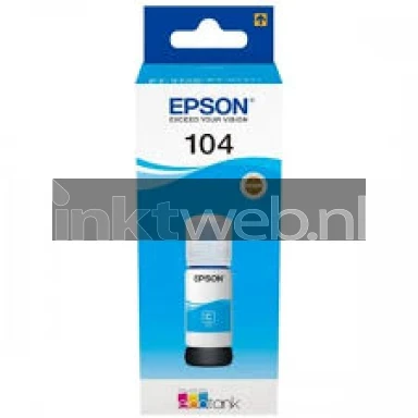 Epson 104 cyaan