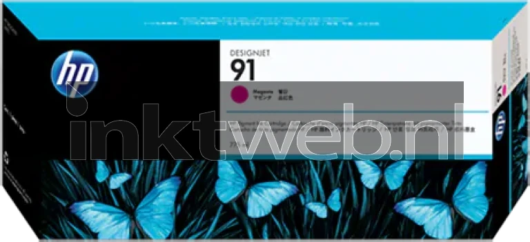 HP 91 magenta Front box
