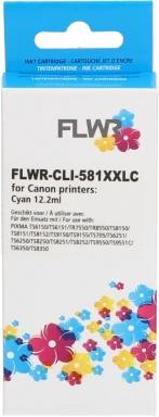 FLWR Canon CLI-581XXL cyaan