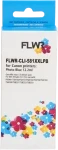 FLWR Canon CLI-581XXL foto blauw (Compatible XXL)