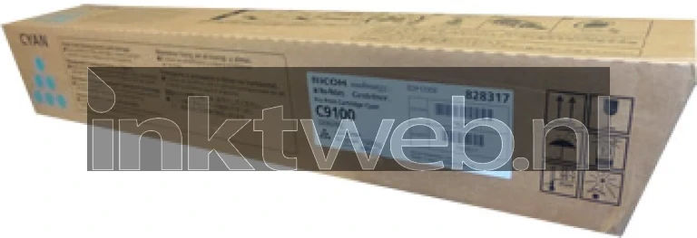 Ricoh C9100 cyaan Front box