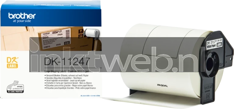 Brother DK-11247 wit Combined box and product