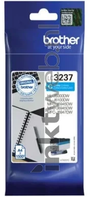 Brother LC-3237C cyaan