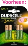 Duracell AAA Rechargeable plus, 750 mAh Front box