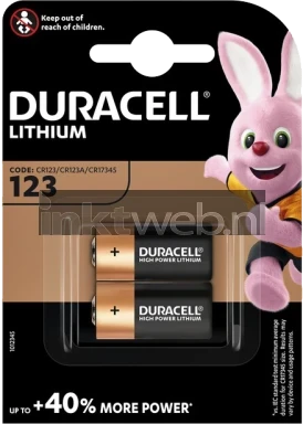 Duracell CR123 duo pack