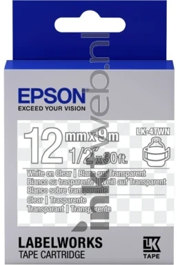 Epson LK-5WRN wit Front box