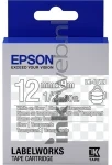 Epson LK-5WRN wit op transparant breedte 12 mm