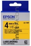 Epson LK-1YBP zwart op geel breedte 4 mm