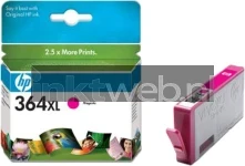 HP 364 Magenta XL Combined box and product