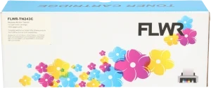 FLWR Brother TN-243 cyaan (Huismerk (compatible))