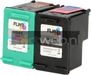 FLWR HP 338 en 343 Multipack zwart en kleur Product only