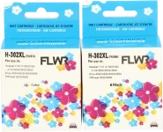 FLWR HP 302XL Multipack zwart en kleur (Huismerk (remanufactured))