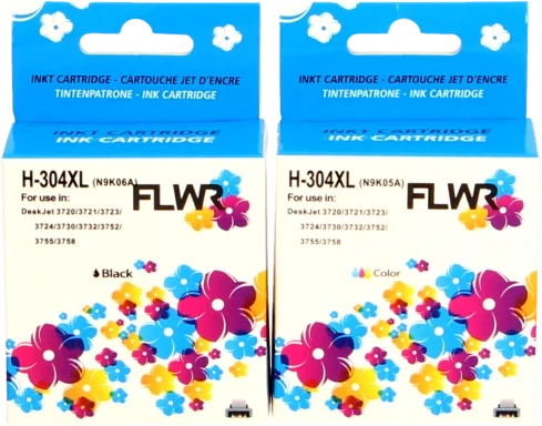FLWR HP 304XL Multipack zwart en kleur