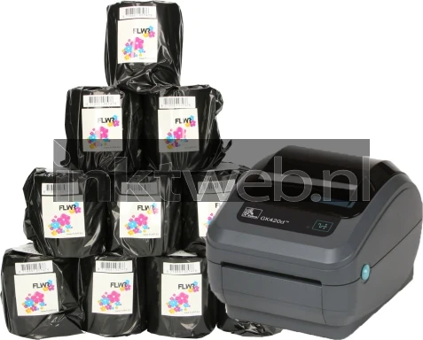 Zebra GK420D + 10 x 102x150 labels wit Product only