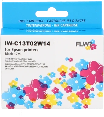 FLWR Epson 502XL zwart