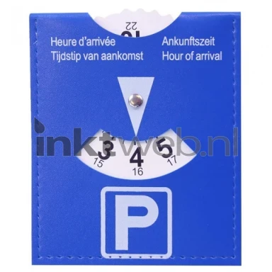 ProPlus parkeerschijf 12 x 10 cm blauw