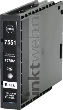 Huismerk Epson T7551 zwart Product only