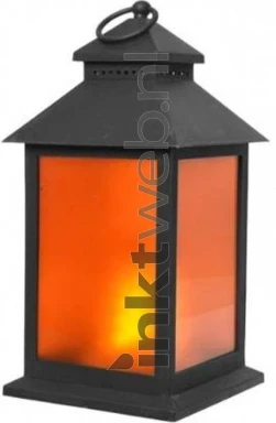 Benson LED Lantaarn Flame Effect. 28x10x10cm
