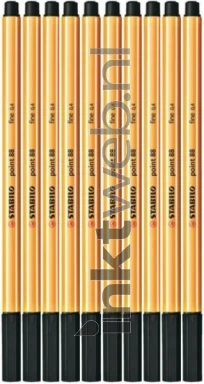 Stabilo point 88 fineliner 10-pack zwart Product only