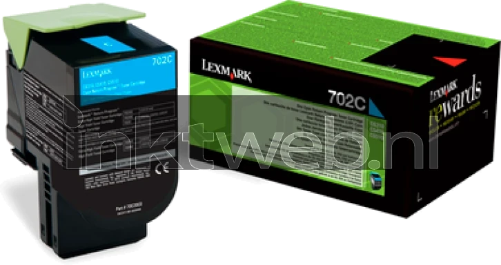 Lexmark 702CE cyaan
