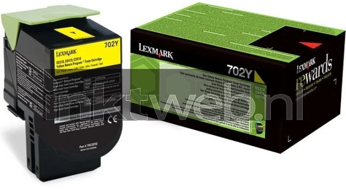 Lexmark 702YE geel