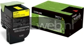 Lexmark 702YE geel (Origineel)