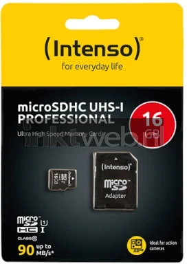 Intenso Micro SDHC kaart 16GB