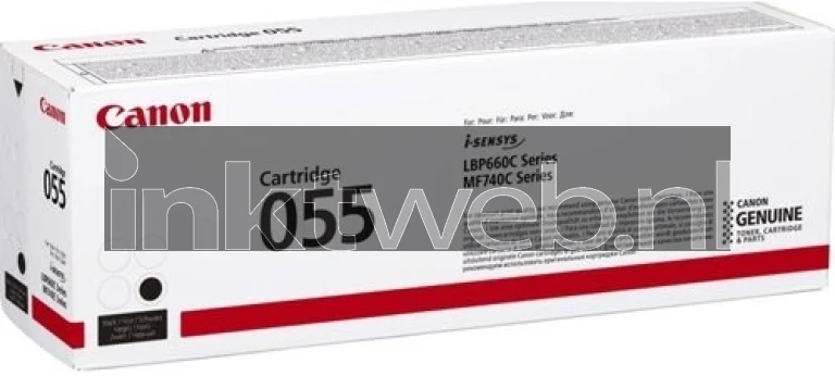 Canon 055 zwart Front box