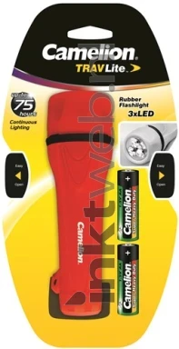 Camelion Zaklamp PT1L2D Rubber