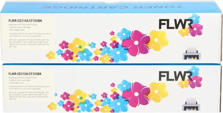 FLWR HP 126A twinpack zwart Front box
