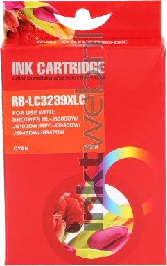 Huismerk Brother LC-3237 cyaan Front box