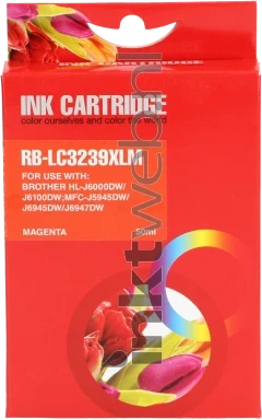 Huismerk Brother LC-3237 magenta Front box