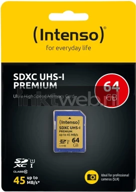 Intenso SDXC-kaart UHS-I Premium 64GB