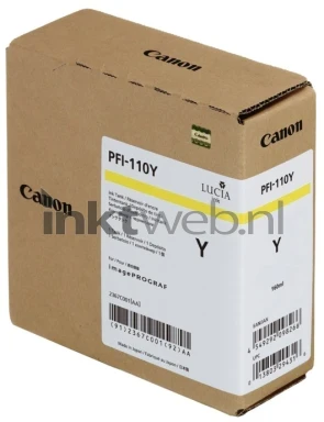 Canon PFI-110 inktfles geel