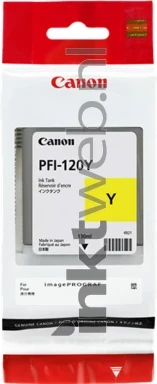 Canon PFI-120Y geel Front box