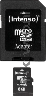Intenso Micro SDHC kaart Class 10 8GB