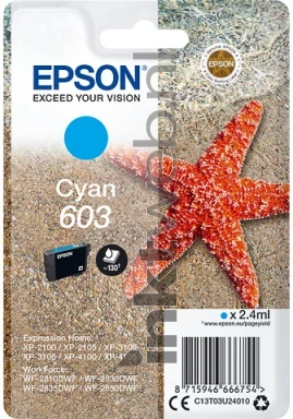 Epson 603 cyaan