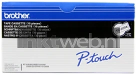 Brother TC201A zwart op wit breedte 12 mm