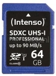 Intenso UHS-I SDXC kaart 64GB Product only