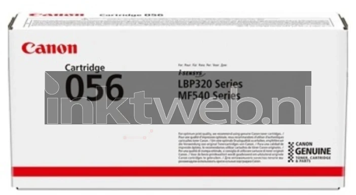 Canon 056H zwart Front box
